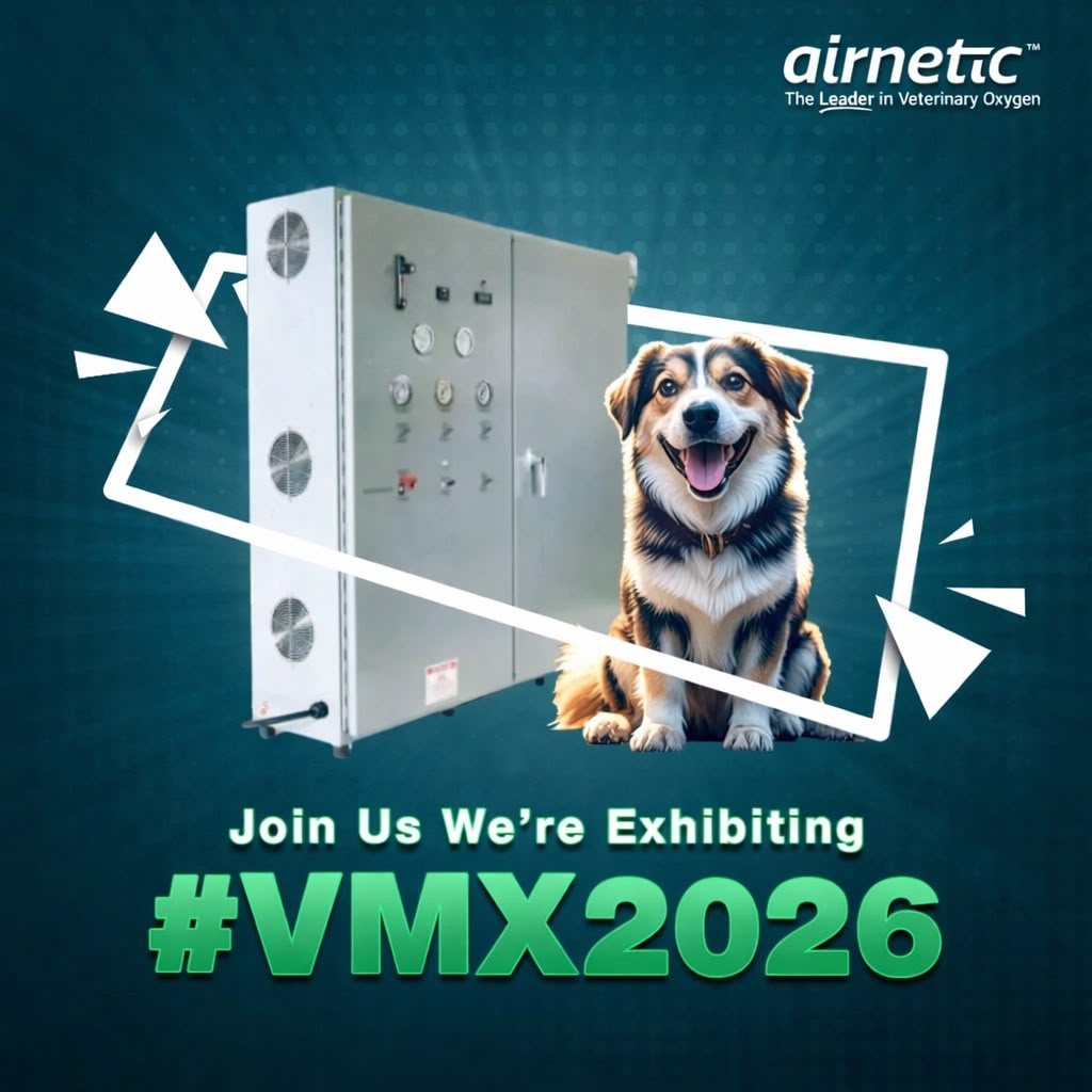 Airnetic vmx 2026 veterinary oxygen supplier